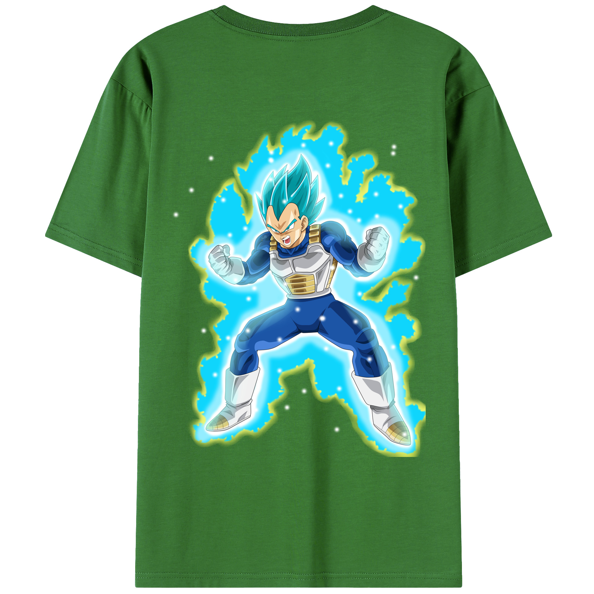 （画像用） ドラゴンボール ベジータ四世（Bejīta Yonsei）DRAGON BALL Vegeta IV レディース半袖Tシャツ(バックプリント)